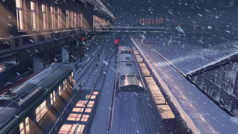 Trains at Snowy Station