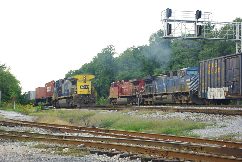 Trains on parallel tracks