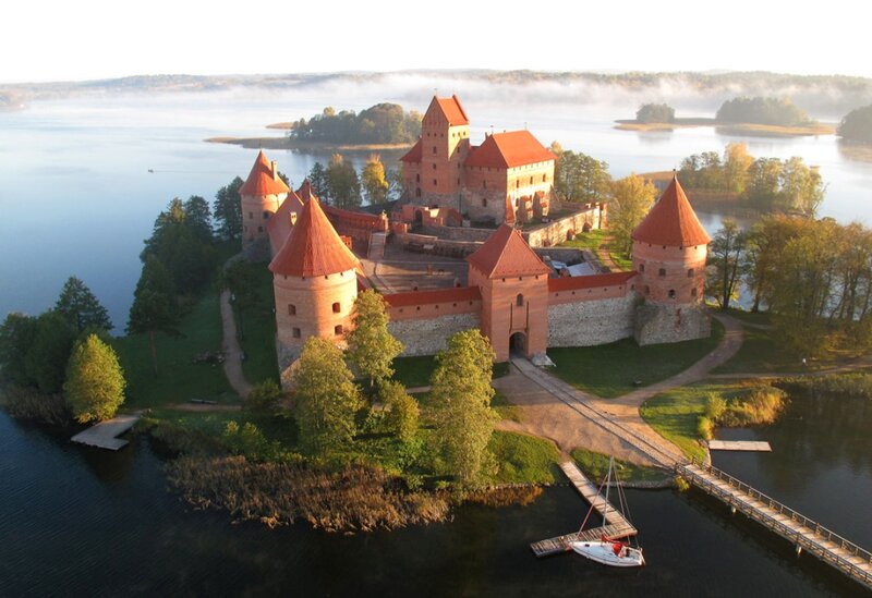 Trakai Island Castle — Green, Serene