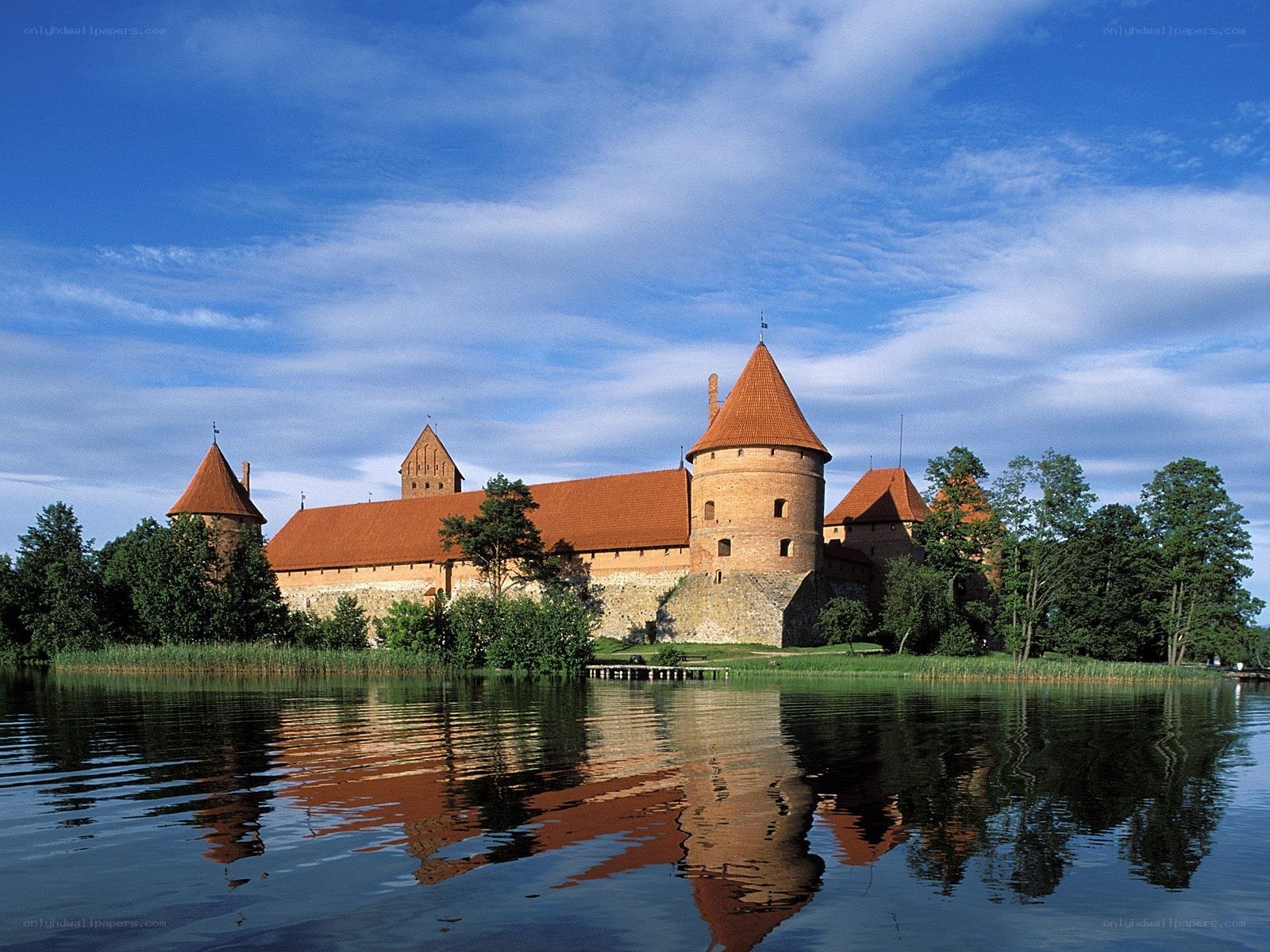 Trakai Island Castle in Lithuania