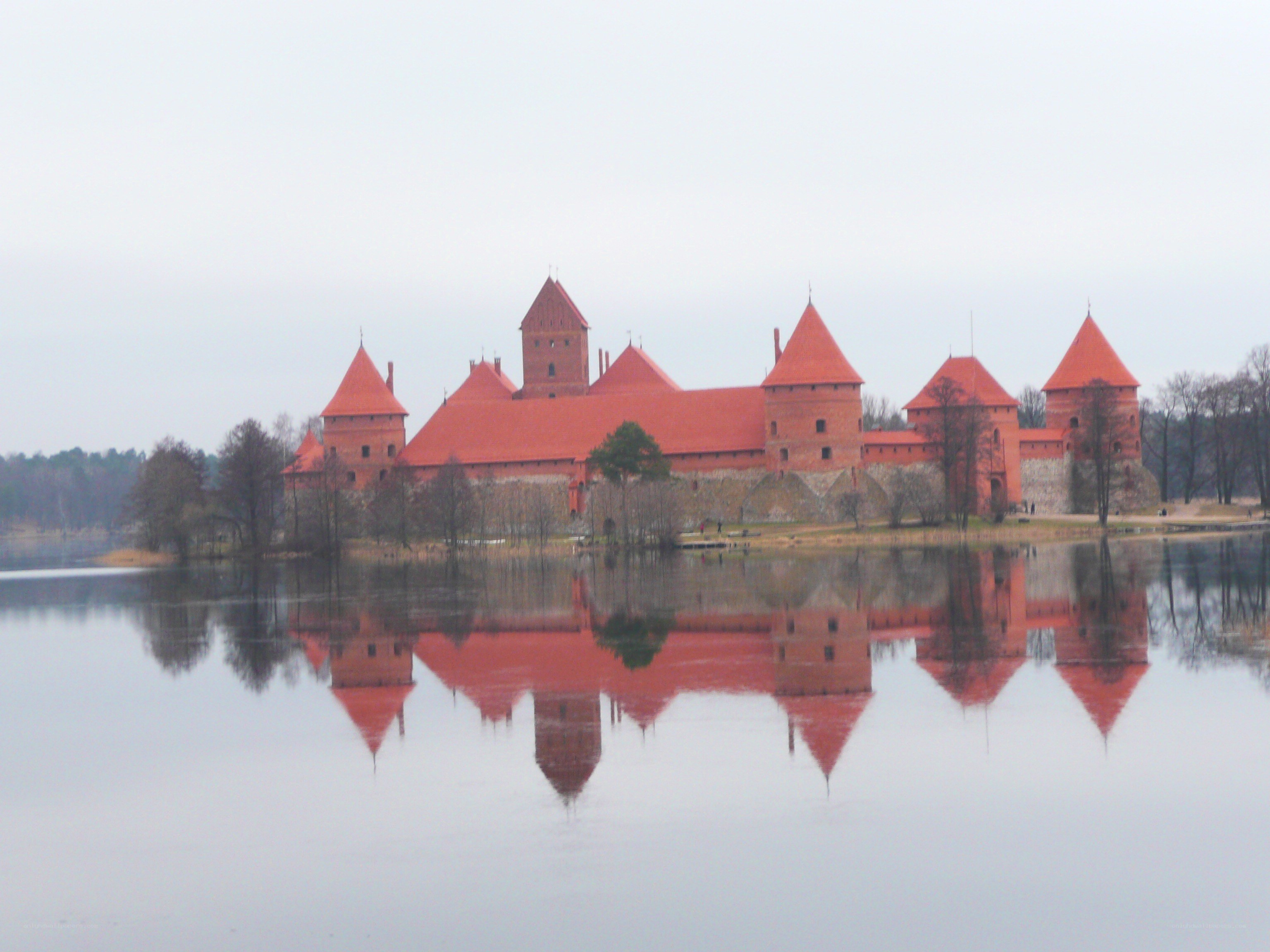 Trakai Island Castle reflection