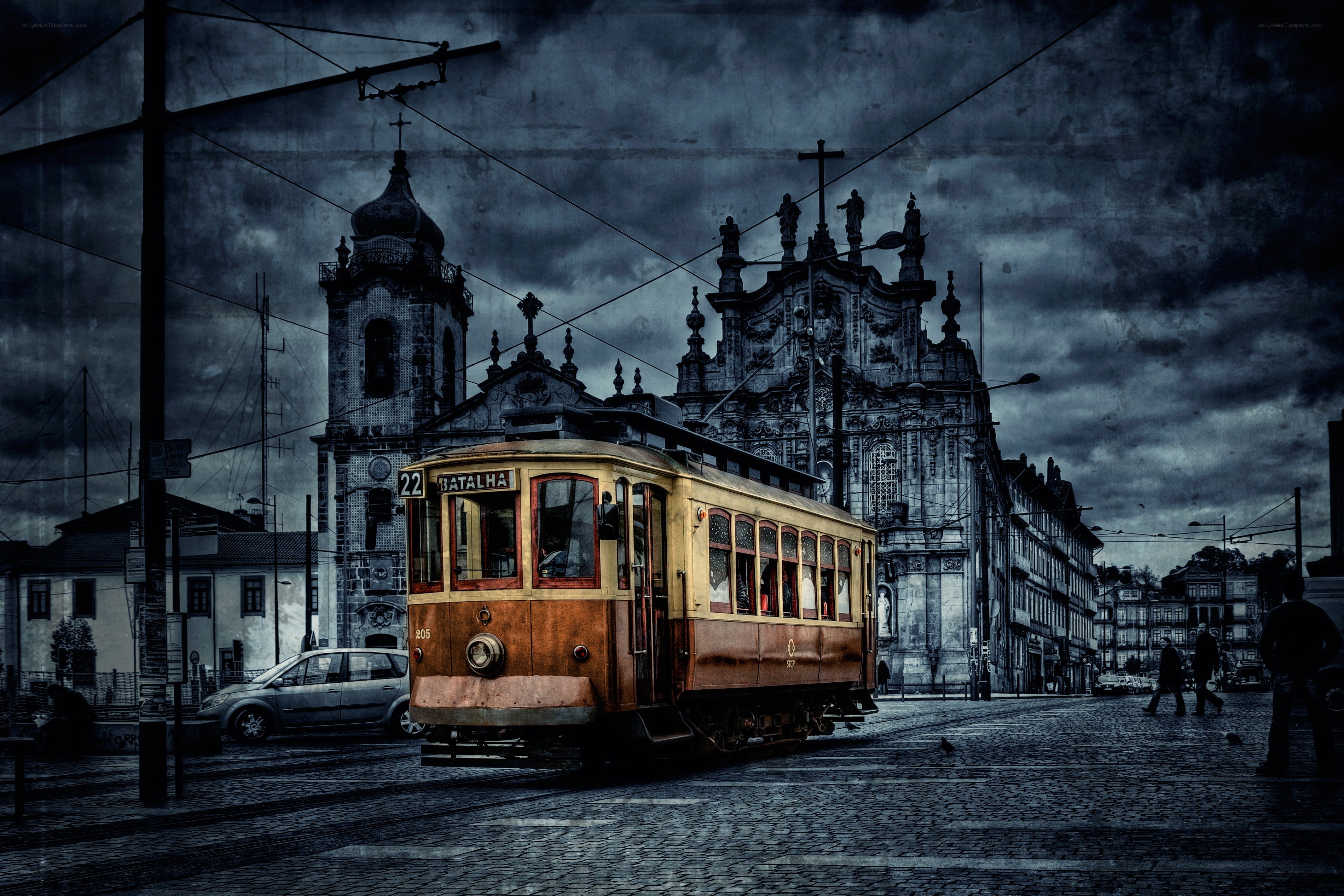 Tram in Porto city