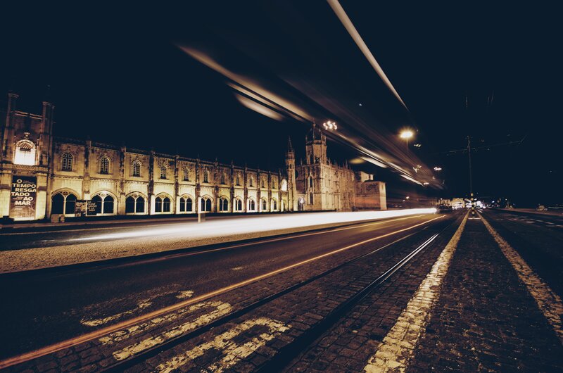 Trams at Night