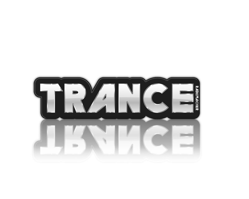 Trance logo with reflection