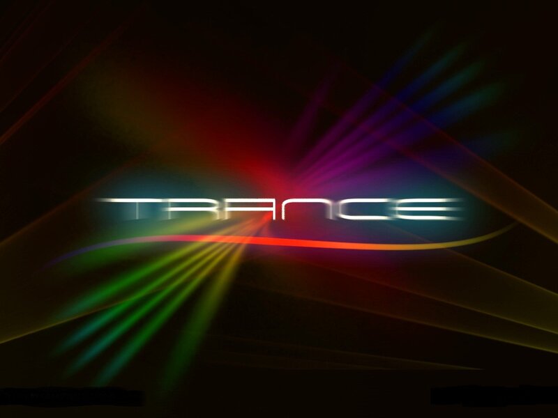 Trance music abstract background