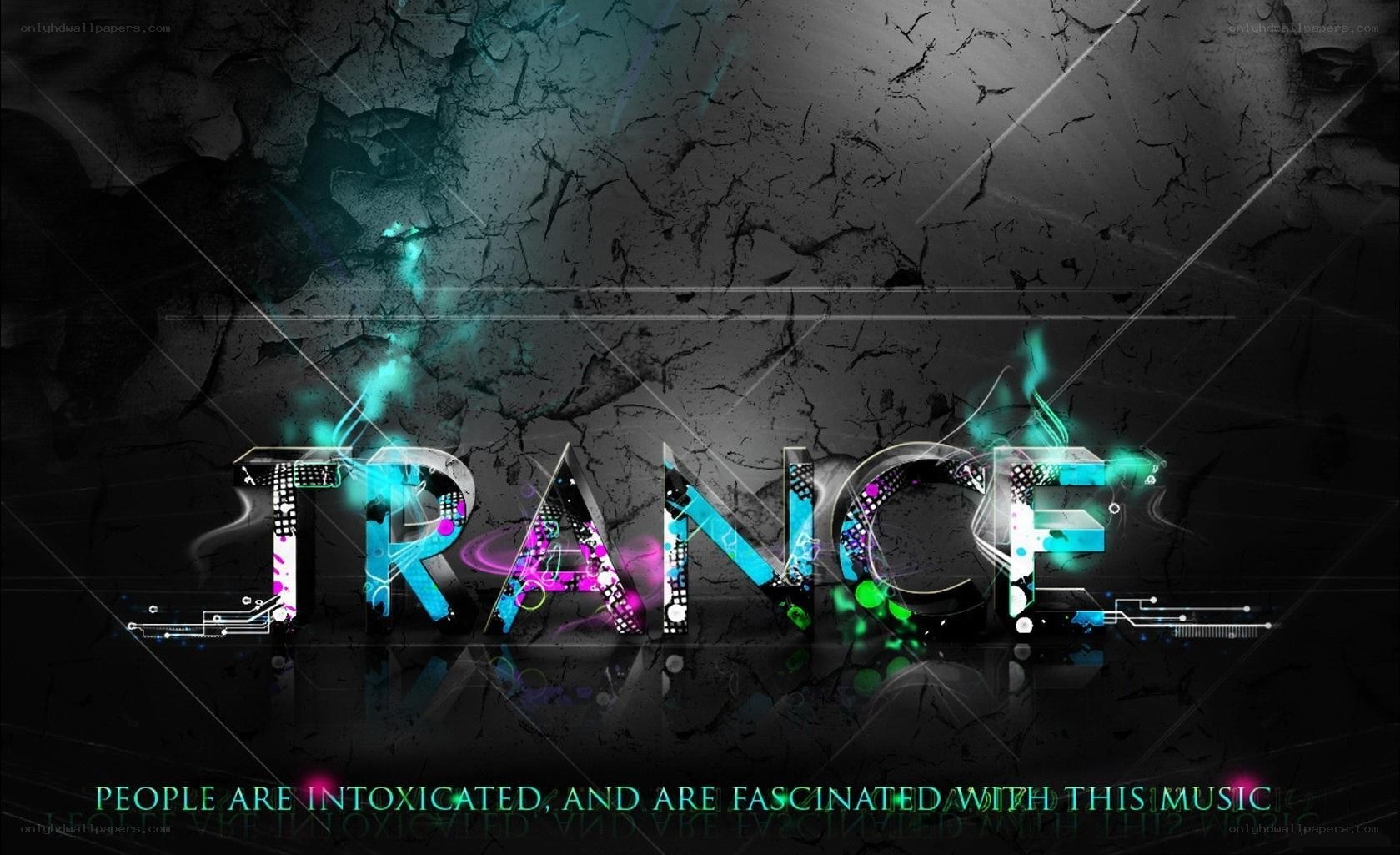 Trance music art design