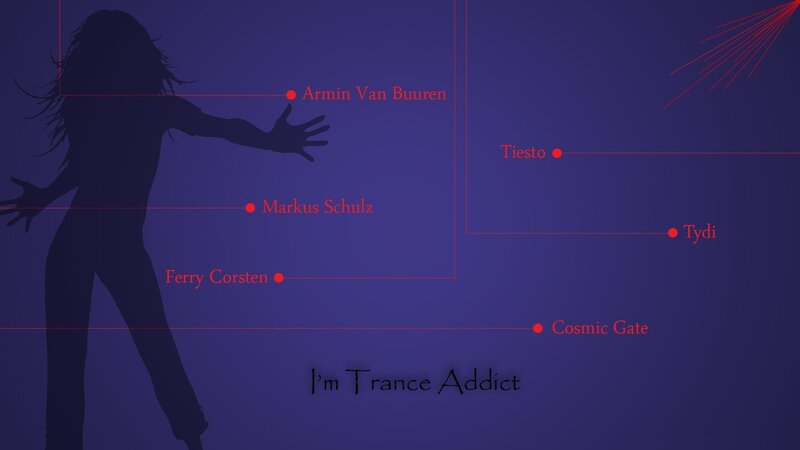 Trance music artists constellation