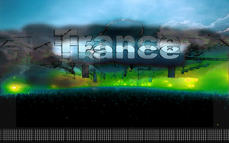 Trance music festival scene