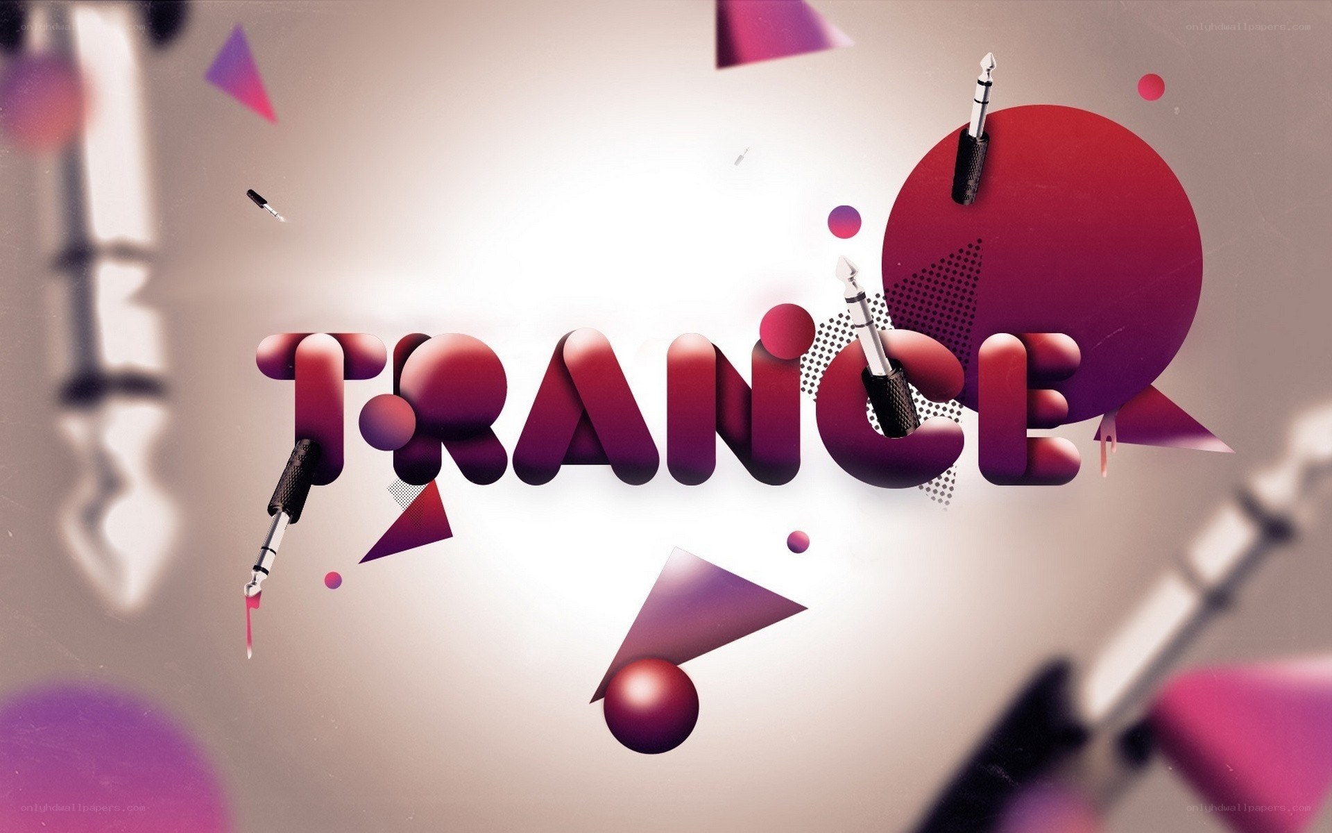 Trance music graphic design