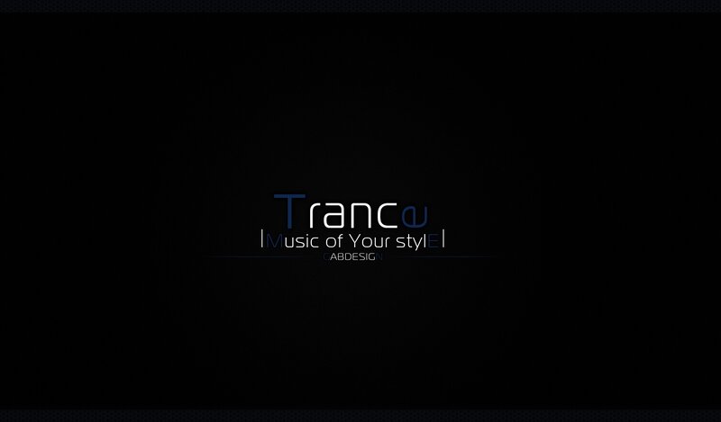 Trance music logo design