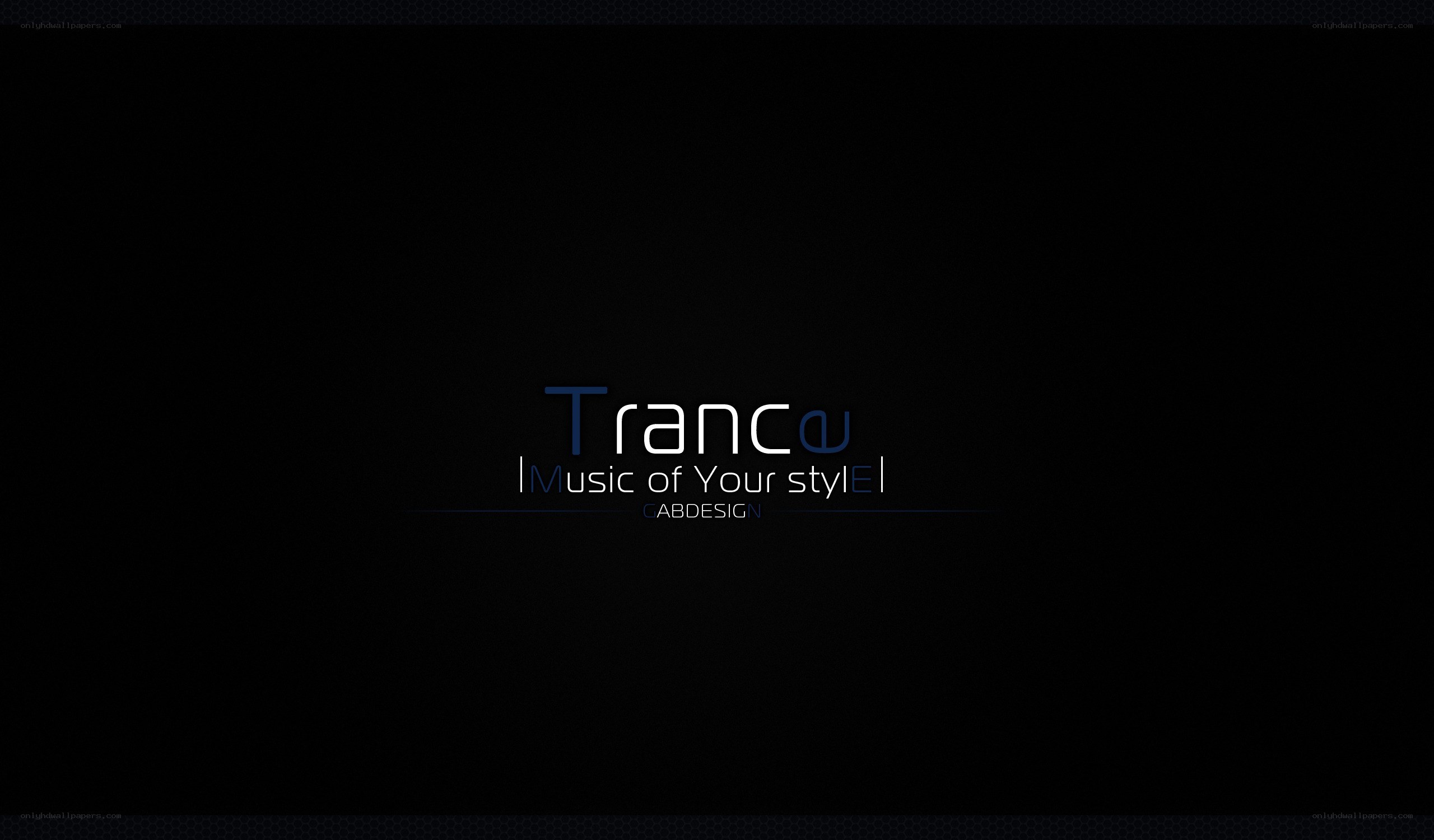 Trance music logo design