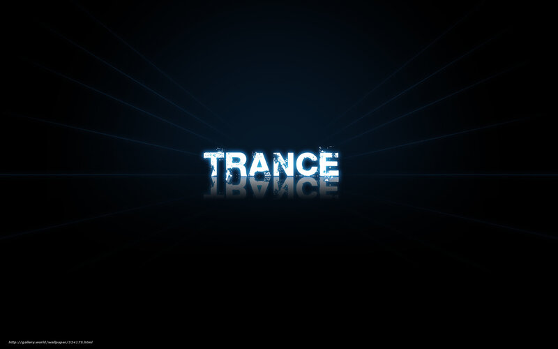 Trance music text design