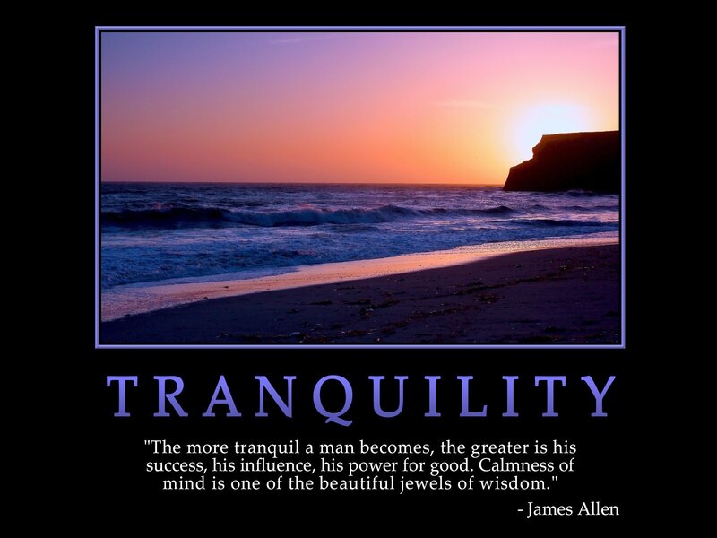 Tranquility at sunset