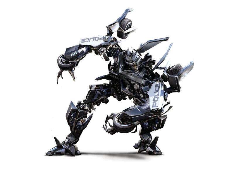 Transformer police robot