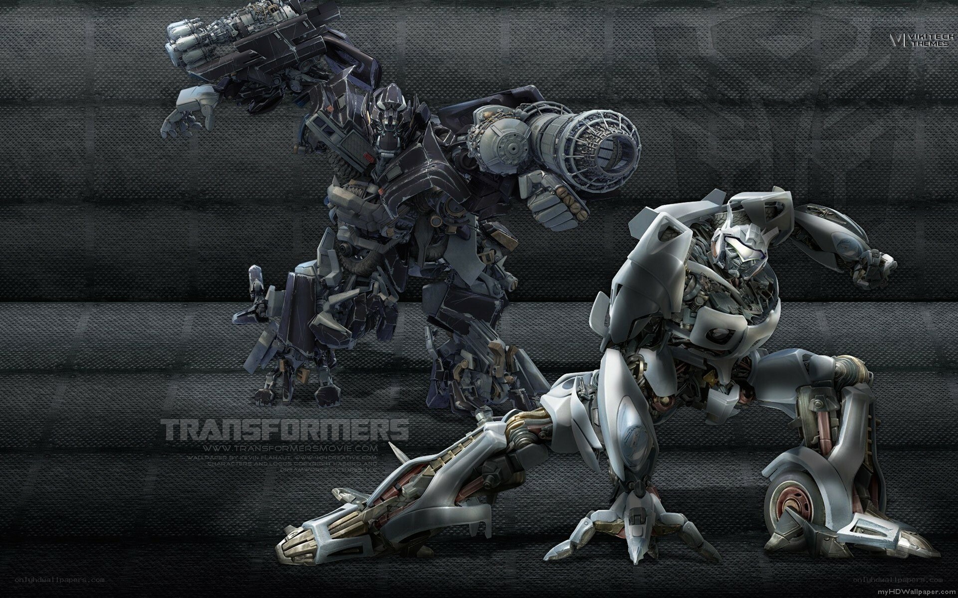 Transformers battle scene