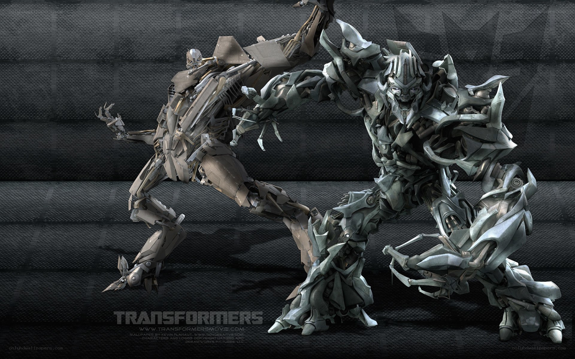 Transformers battle scene