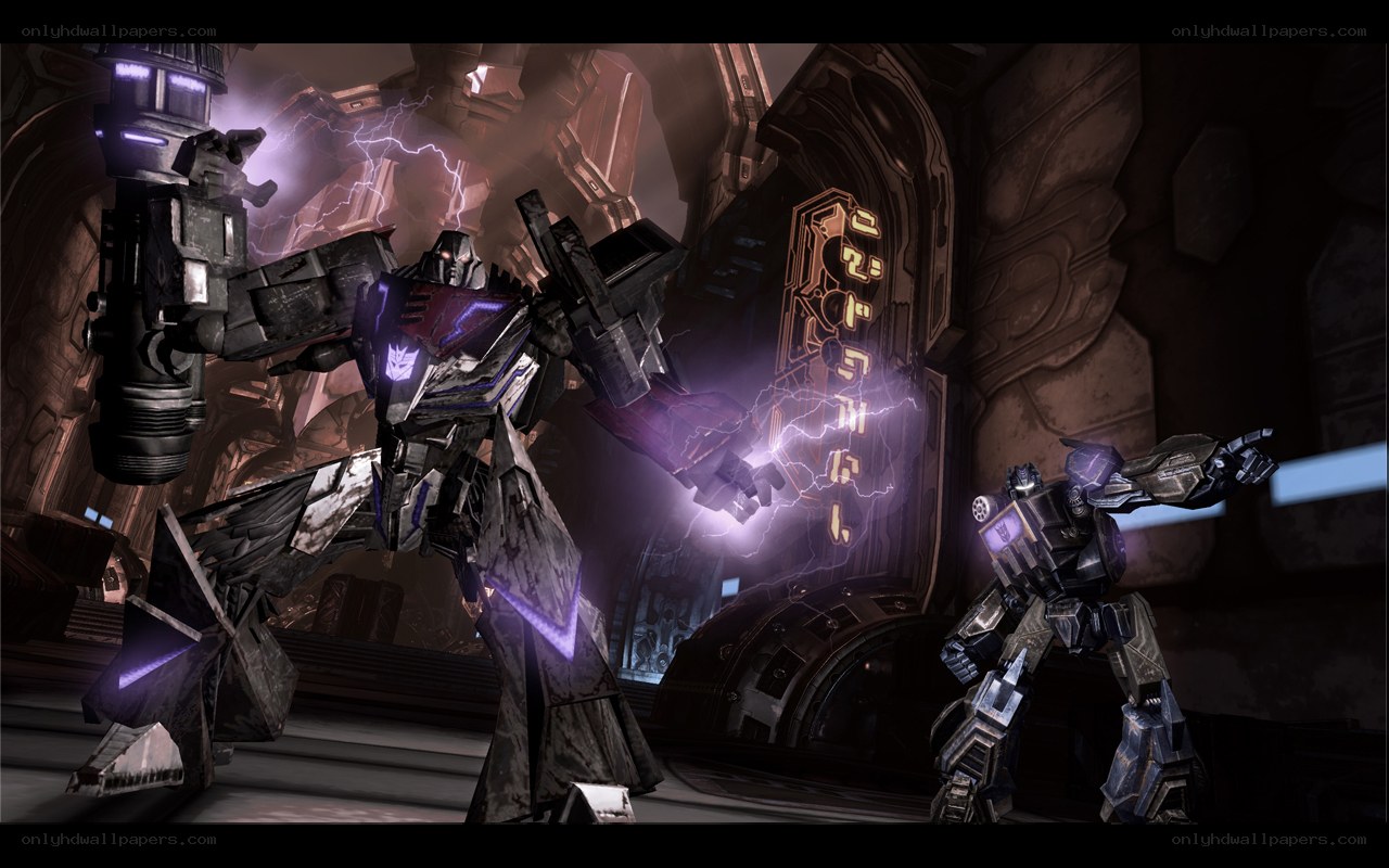Transformers battle scene