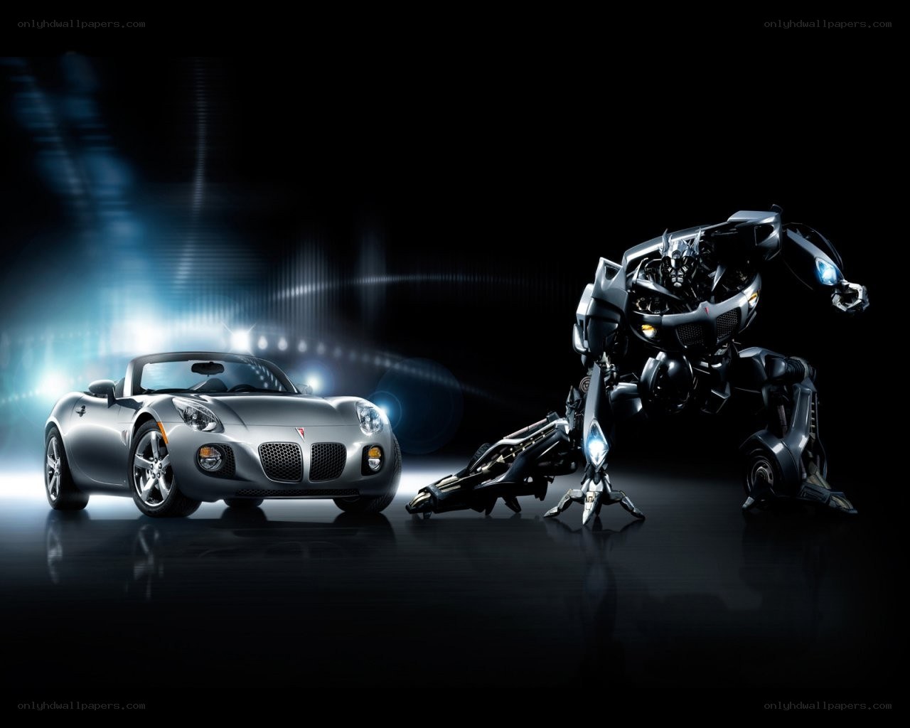 Transformers car and robot