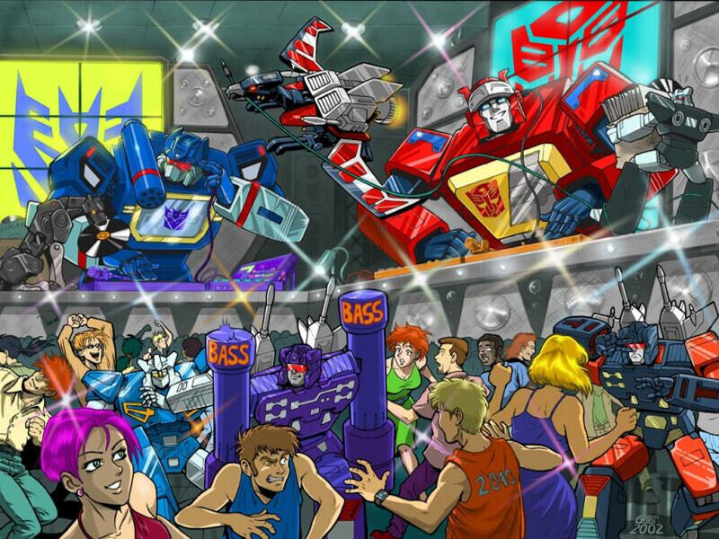 Transformers Characters Dancing