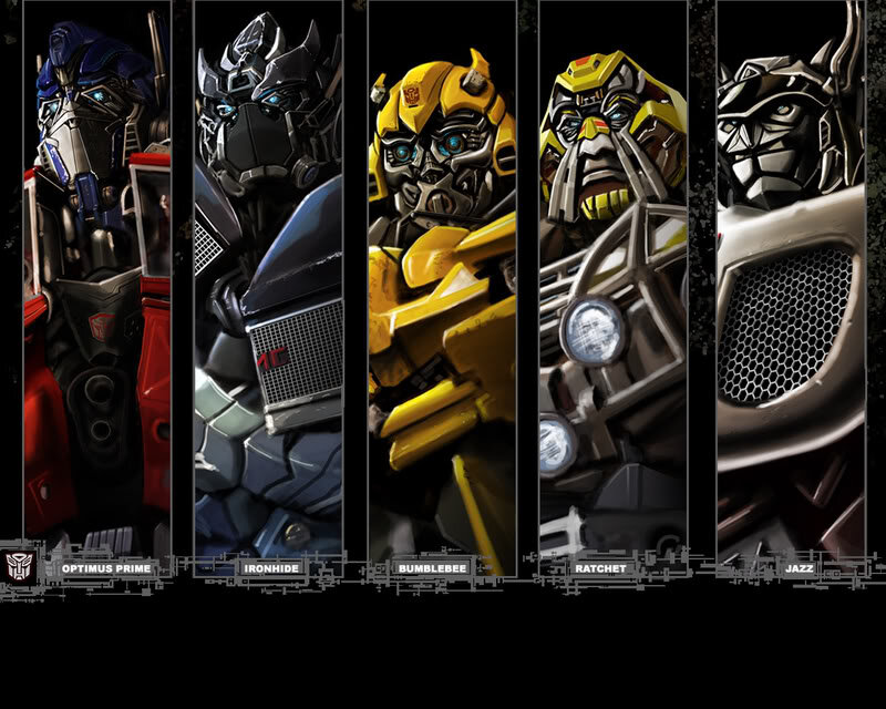 Transformers characters lineup