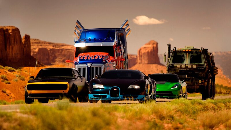 Transformers Characters on Road