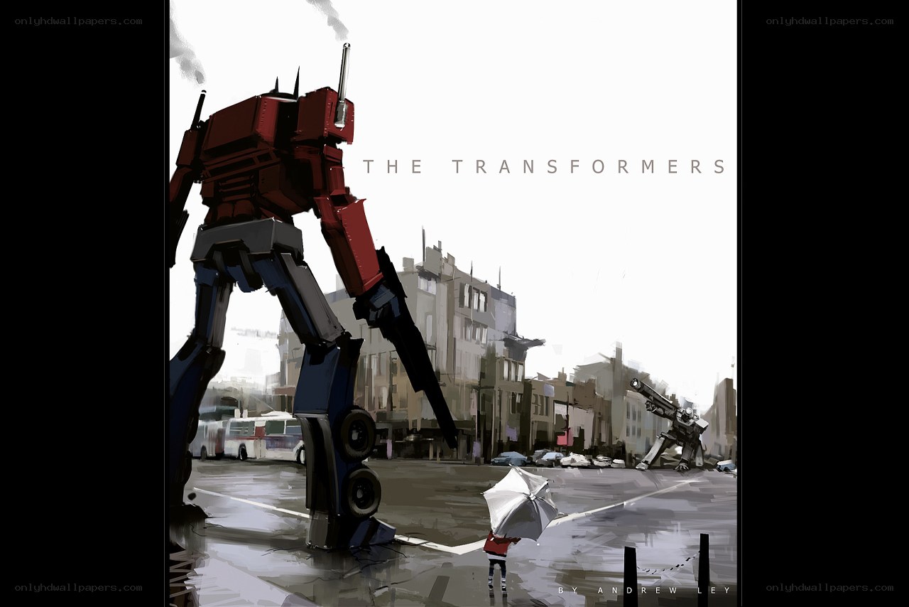 Transformers city scene