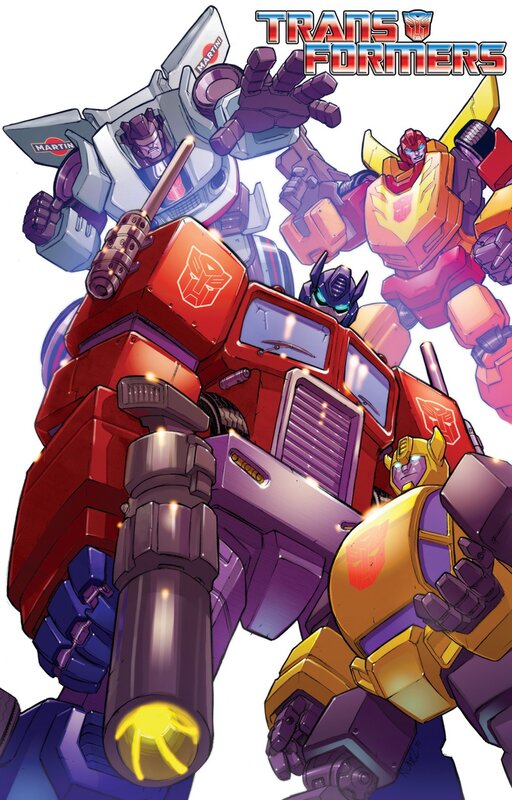 Transformers comic cover art