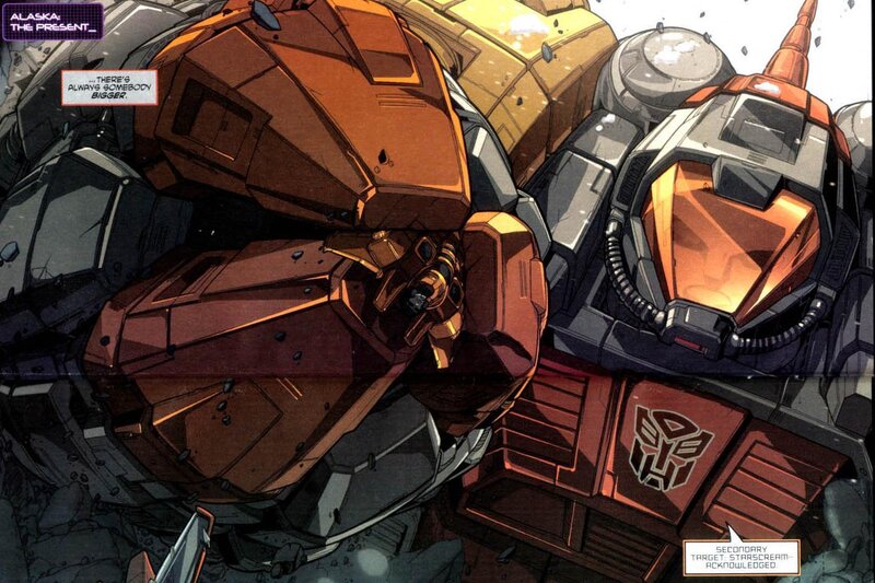 Transformers comic panel