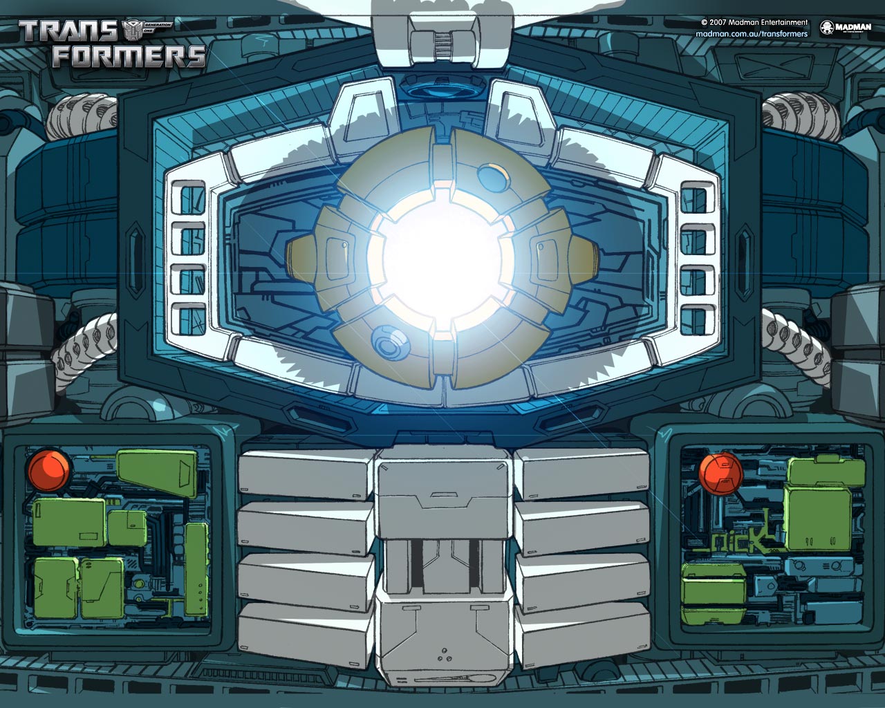 Transformers control panel