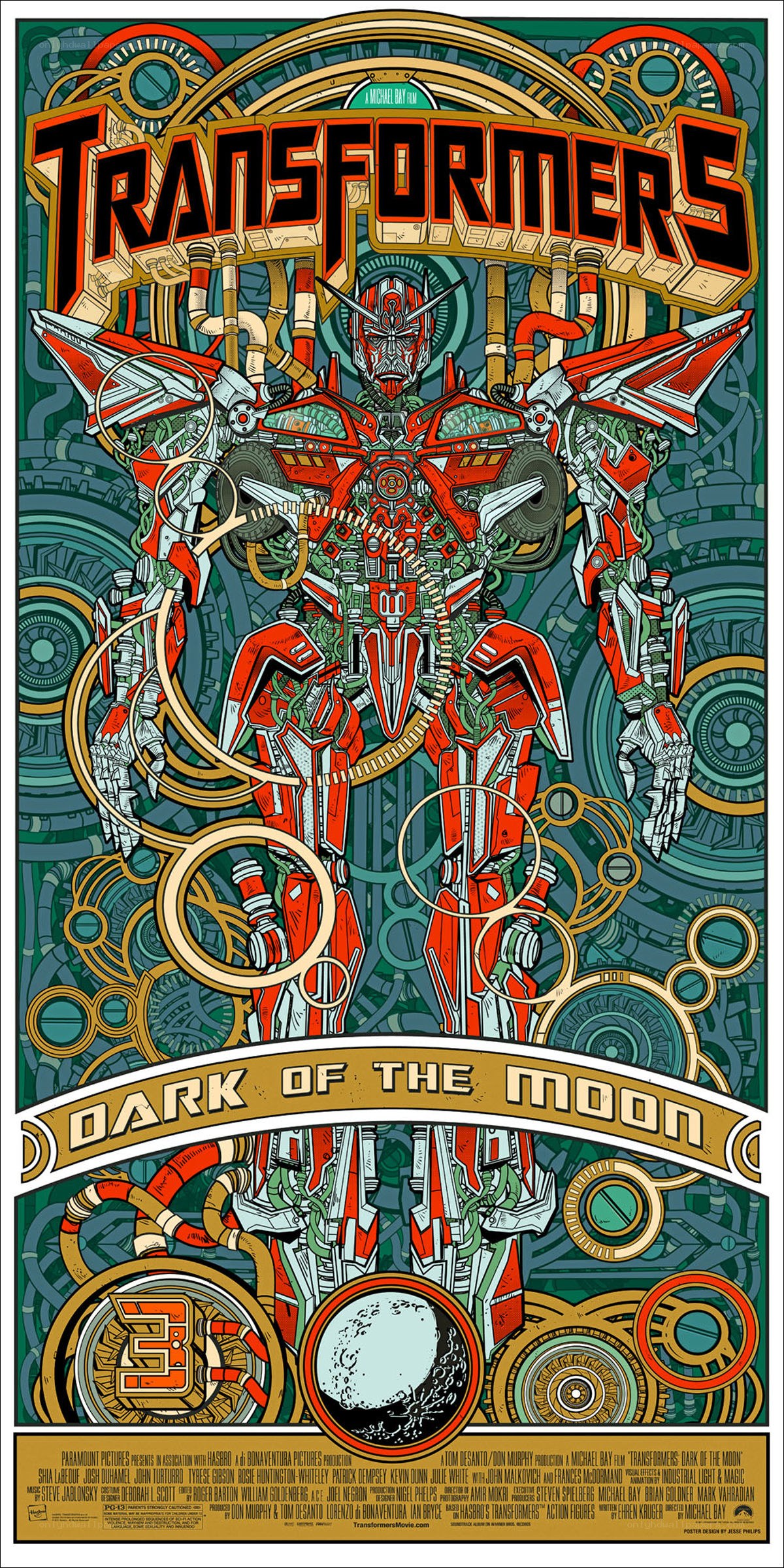 Transformers: Dark of the Moon poster