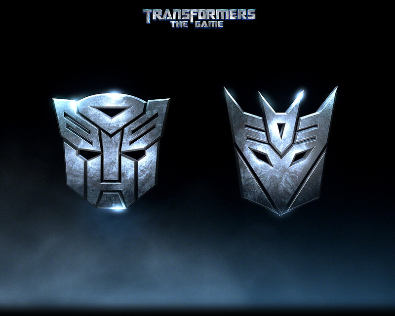 Transformers game logos