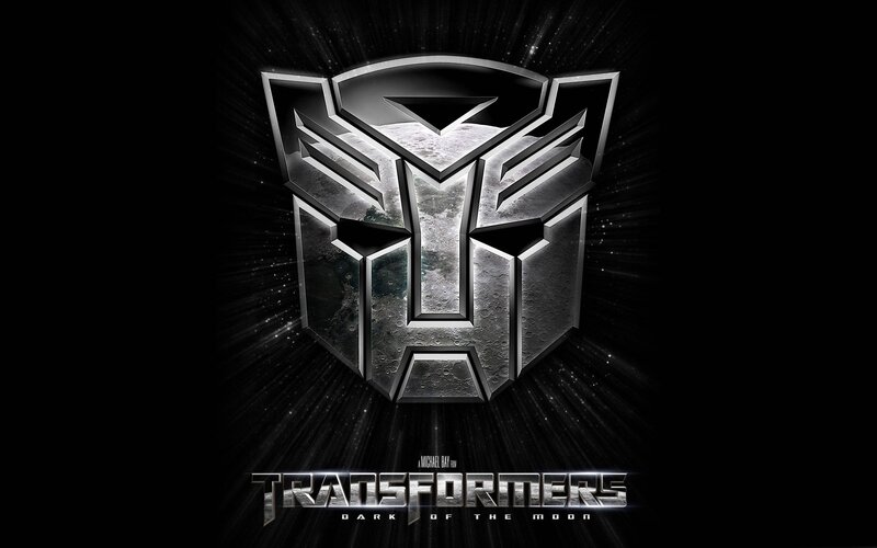 Transformers Logo — Black, Dramatic, Night