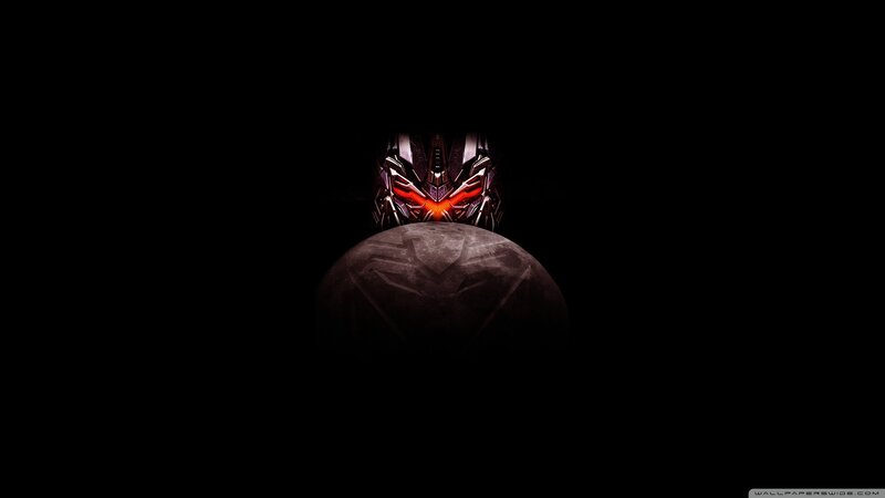 Transformers logo on dark background