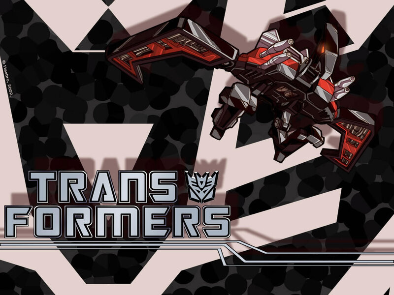 Transformers logo with robot