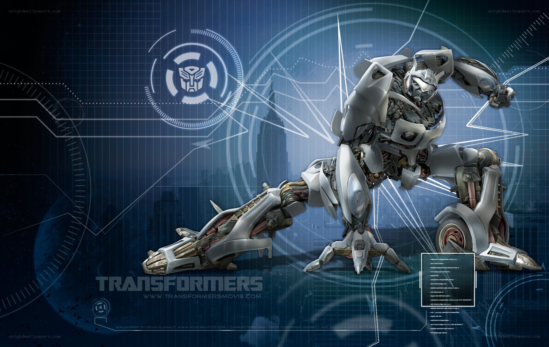 Transformers movie character wallpaper