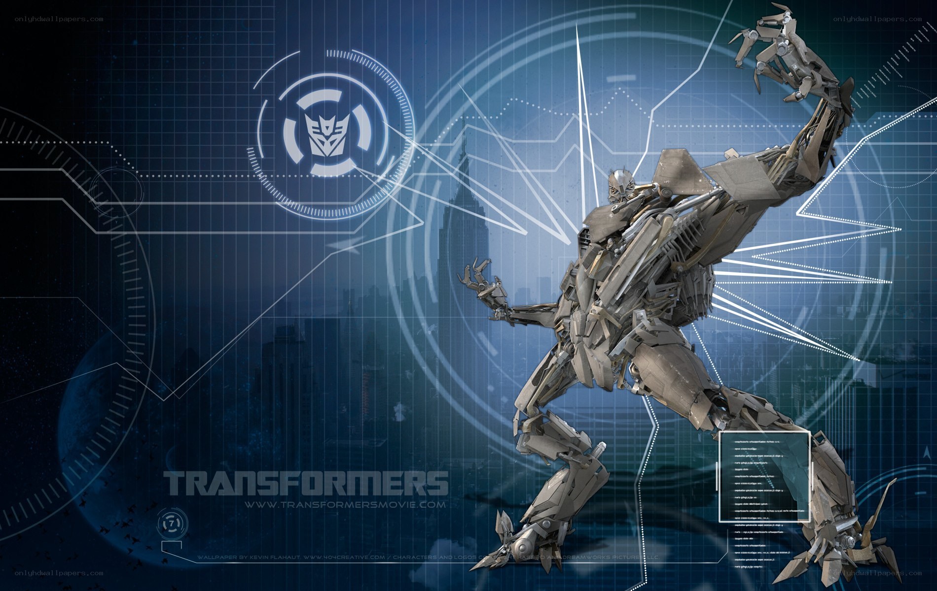 Transformers movie character wallpaper