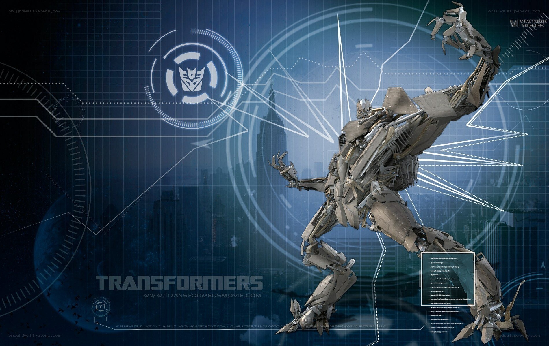 Transformers movie character wallpaper