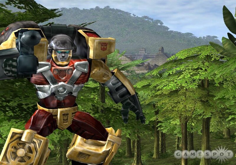 Transformers robot in jungle