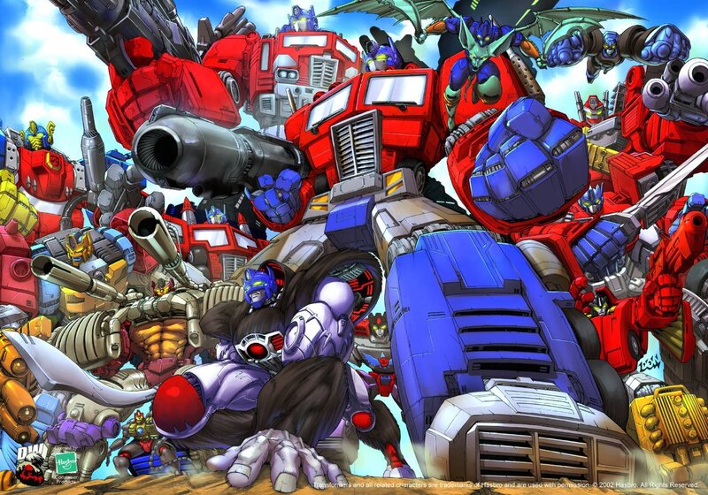 Transformers Robots in Battle — Red, Dramatic