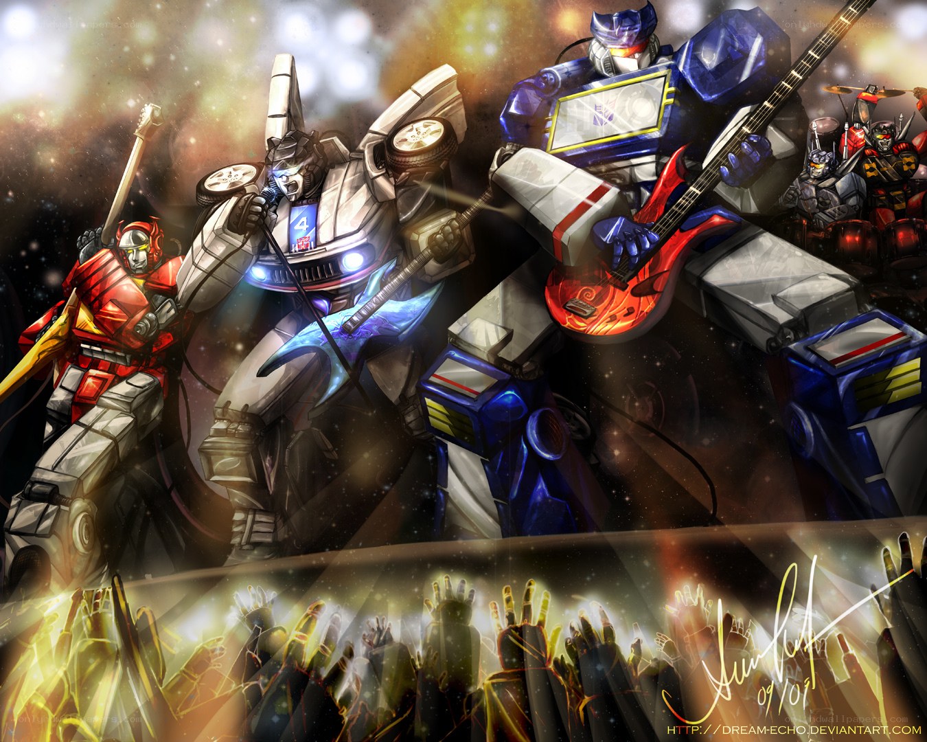 Transformers rock band concert