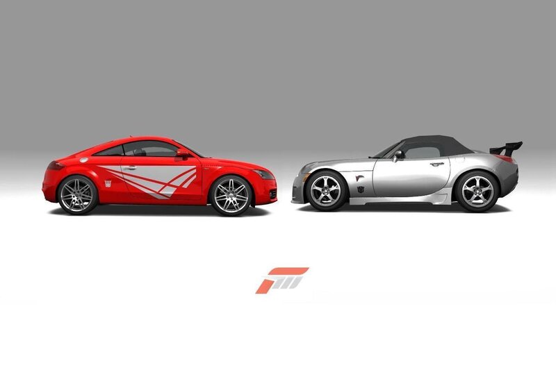 Transformers-themed cars