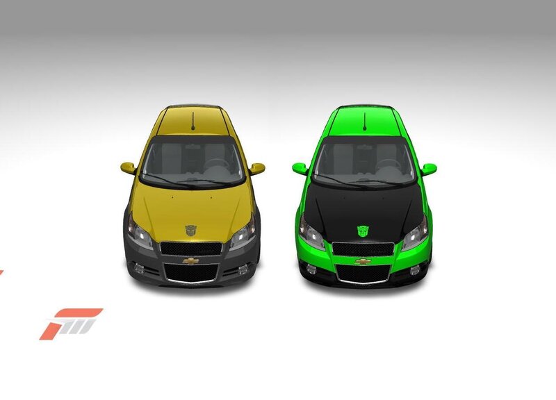 Transformers-themed cars
