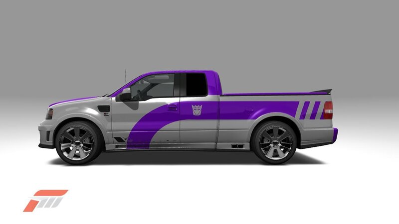 Transformers-themed pickup truck