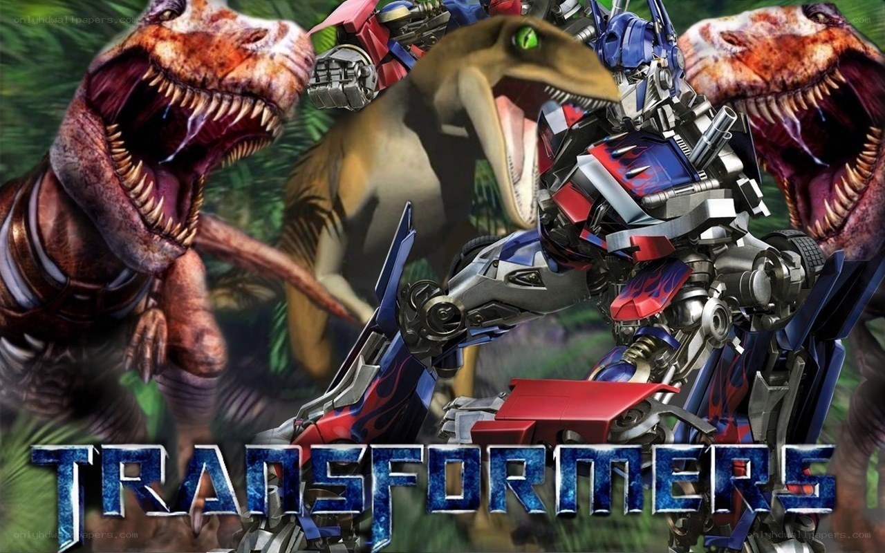 Transformers with dinosaurs