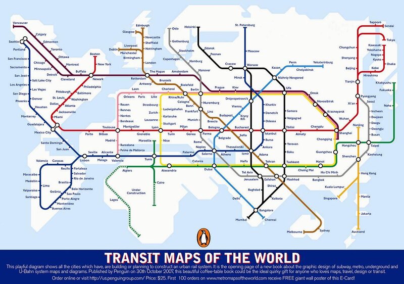 Transit Maps of the World