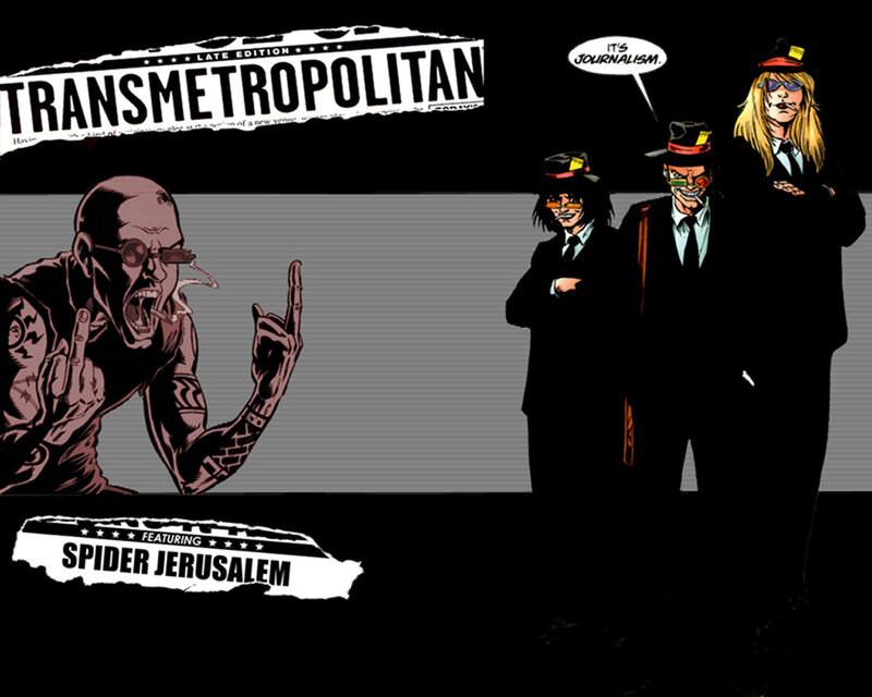 Transmetropolitan comic cover