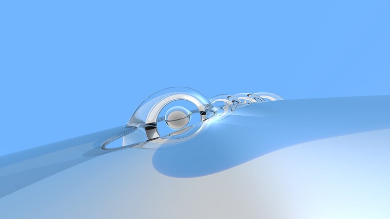 Transparent Bubble on Surface