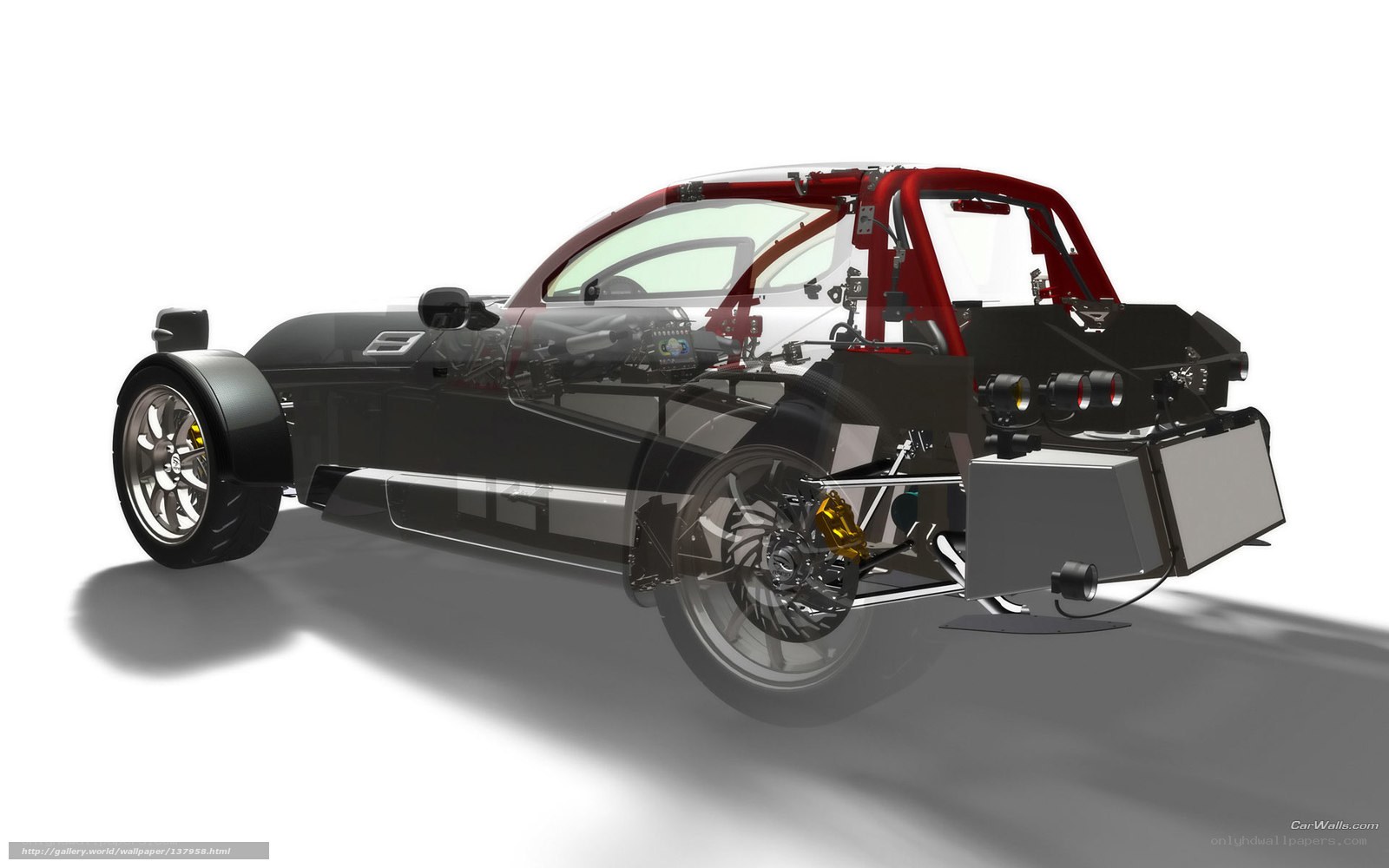 transparent car chassis design