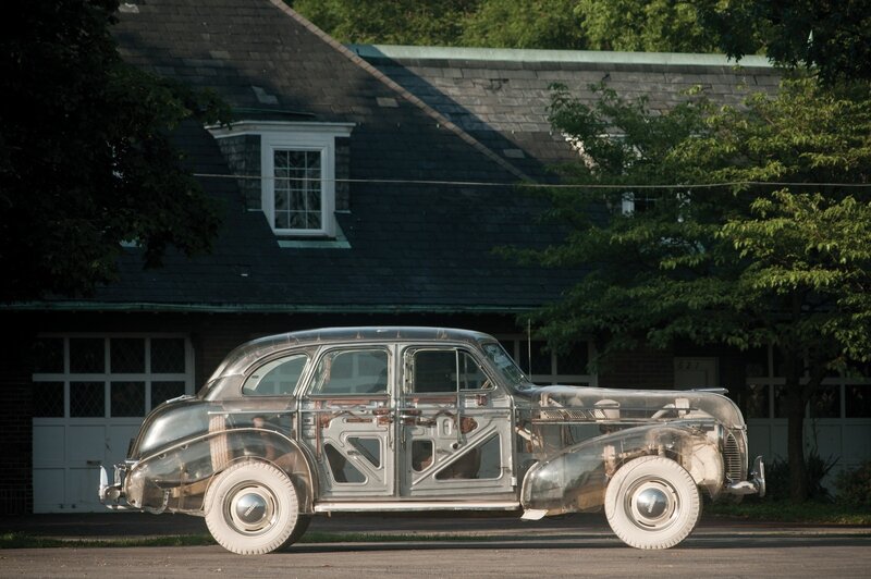 Transparent car model