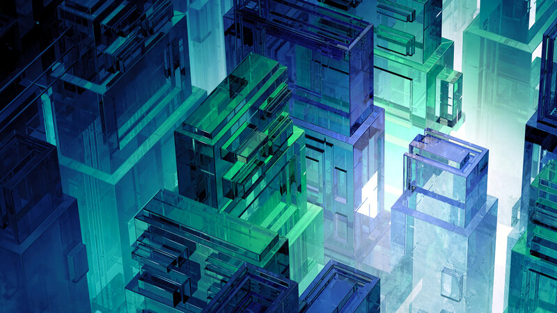 Transparent Glass Buildings